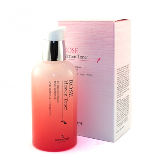 Антивозрастной тонер для лица с экстрактом розы The Skin House Rose Heaven Toner