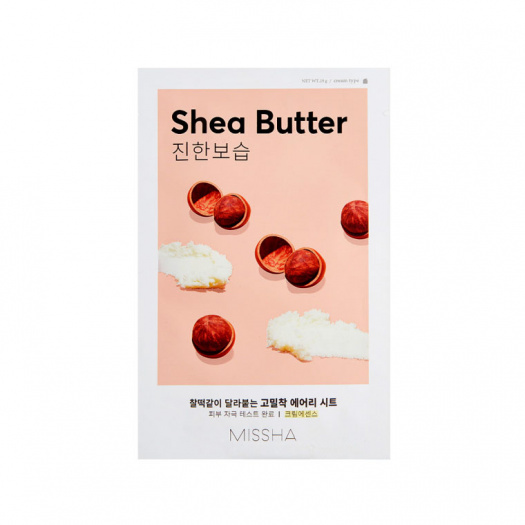 Маска для лица с экстрактом масла ши Missha Airy Fit Sheet Mask Shea Butter