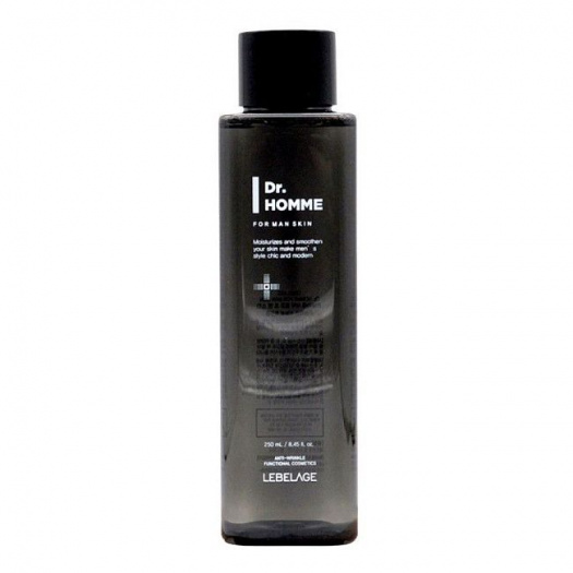 Тонер для лица увлажняющий мужской Lebelage Dr. Homme For Man Skin Toner 