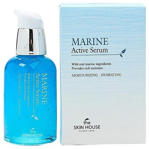 Интенсивно увлажняющая сыворотка для лица The Skin House Marine Active Serum