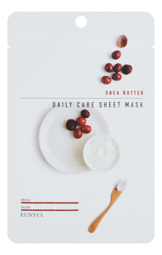 Тканевая маска для лица с маслом ши Eunyul Shea Butter Daily Care Sheet Mask