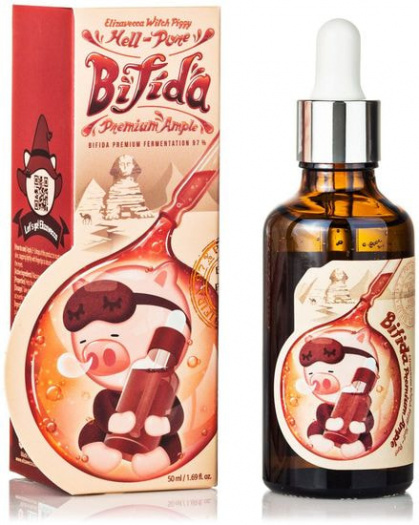 Сыворотка для лица с бифидобактериями 100% Elizavecca Hell Pore Bifida Premium Ample