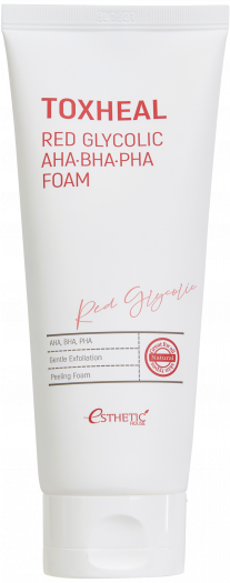 Пенка для умывания Esthetic House Toxheal Red Glycolic AHA, BHA, PHA Foam