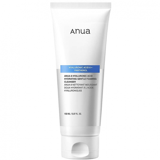Пенка для умывания с гиалуроновой кислотой | ANUA 8 Hyaluronic Acid Hydrating Gentle Foaming Cleanser 150ml