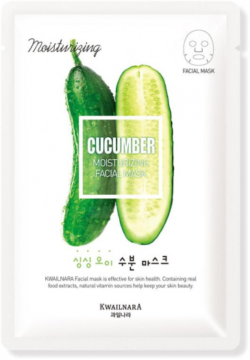 Тканевая маска Welcos Kwailnara Cucumber Moisturizing Facial Mask