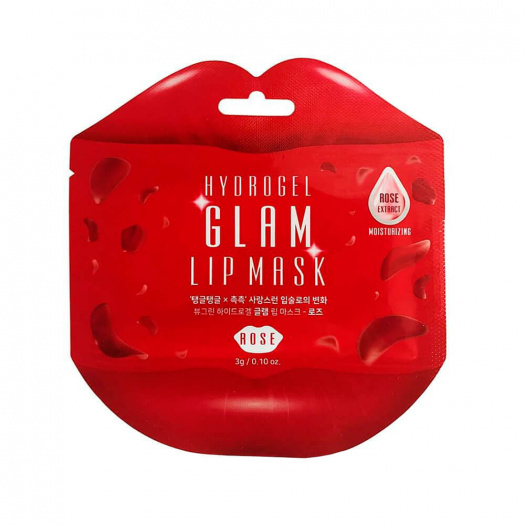 Патчи для губ Beauugreen Hydrogel Lip Patch 1pcs - Rose 