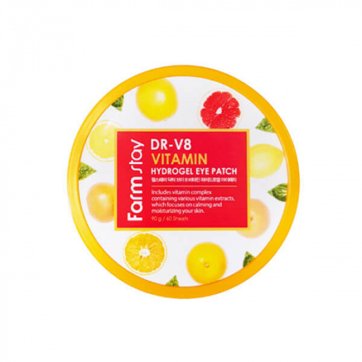 Гидрогелевые патчи с витаминами FarmStay DR-V8 Vitamin Hydrogel Eye Patch