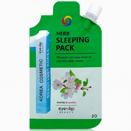 Маска для лица ночная Eyenlip Pocket Herb Sleeping Pack 