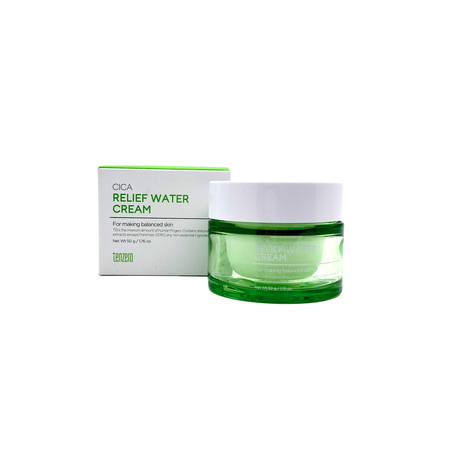 Успокаивающий крем с центеллой азиатской Tenzero Cica Relief Water Cream 