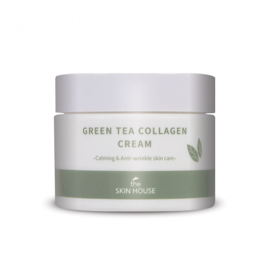 Успокаивающий крем c коллагеном и экстрактом зелёного чая The Skin House Green Tea Collagen Cream