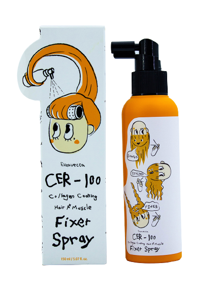 Спрей для волос фиксирующий Elizavecca Cer-100 Collagen Coating Hair A+ Muscle Fixer Spray