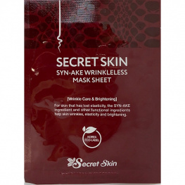 Тканевая маска для лица со змеиным ядом Secret Skin Syn-Ake Wrinkleless Mask Sheet