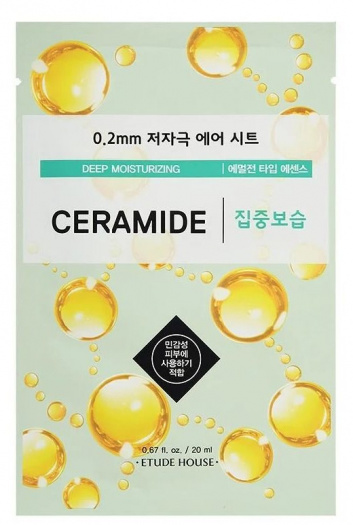 Тканевая маска c керамидами Etude House Therapy Air Mask Ceramide Deep Moisturizing