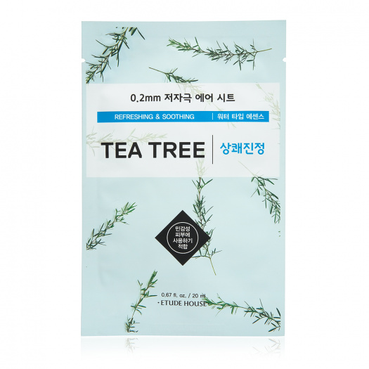Тканевая маска c чайным деревом Etude House Therapy Air Mask Tea Tree