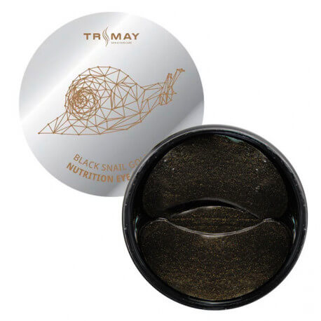 Патчи для глаз с муцином улитки Trimay Black Snail Gold Nutrition Eye Patch