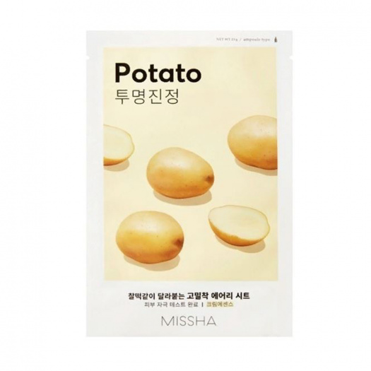 Маска для лица с экстрактом картофеля Missha Airy Fit Sheet Mask Potato