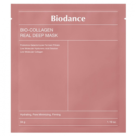 BIO Маска гидрогелевая с коллагеном и ферментами Biodance Bio-Collagen Real Deep Mask, 34гр