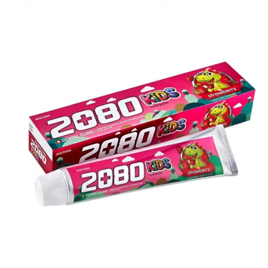 Aekyung 2080 Зубная паста DC ДЕТСКАЯ КЛУБНИЧНАЯ 80g