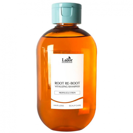 Шампунь для нормальной кожи головы с прополисом и цитроном Root Re-Boot Vitalizing Shampoo Propolis & Citron