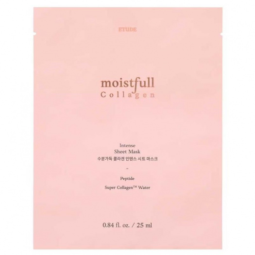 Etude Mask Sheet Intense Moistfull Collagen Маска для лица тканевая интенсивно-увлажняющая с коллагеном, 25 мл