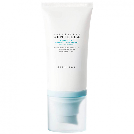 261592 SKIN1004 Madagascar Centella Hyalu-Cica Water-Fit Sun Serum 50ml,Солнцезащитная сыворотка с г