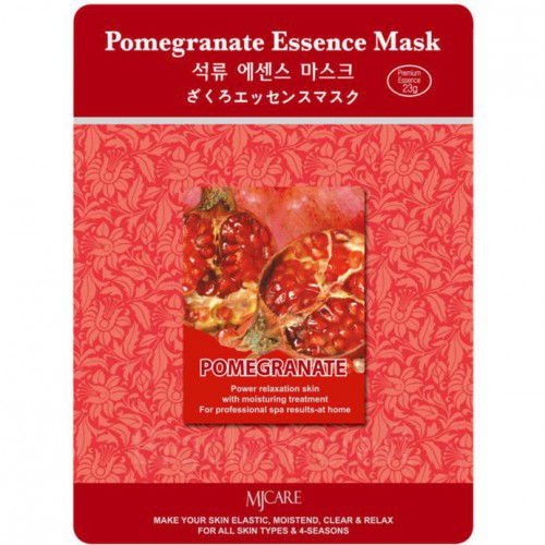 Маска тканевая гранат Mijin Essence Pomegranate Essence Mask