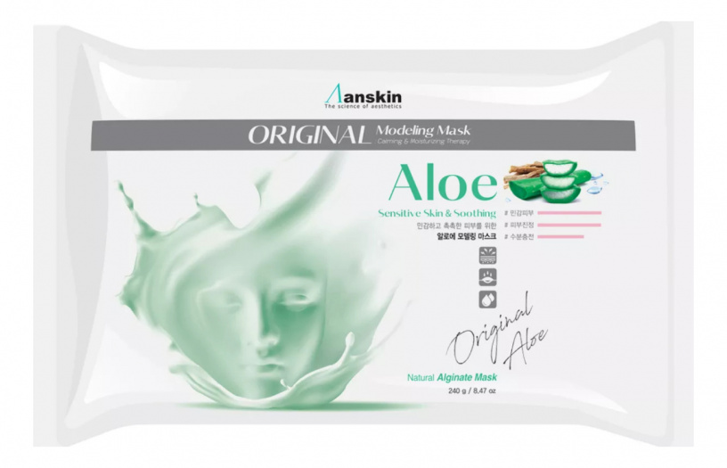 Маска альгинатная Anskin Original Aloe Modeling Mask Refill 