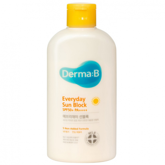 Крем солнцезащитный | Derma:B Sun Block SPF50+ PA++++ 200ml