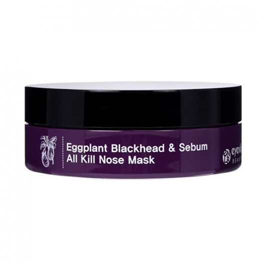 Патчи для носа от черных точек Eyenlip Eggplant Blackhead & Sebum Control Nose & Spot Mask