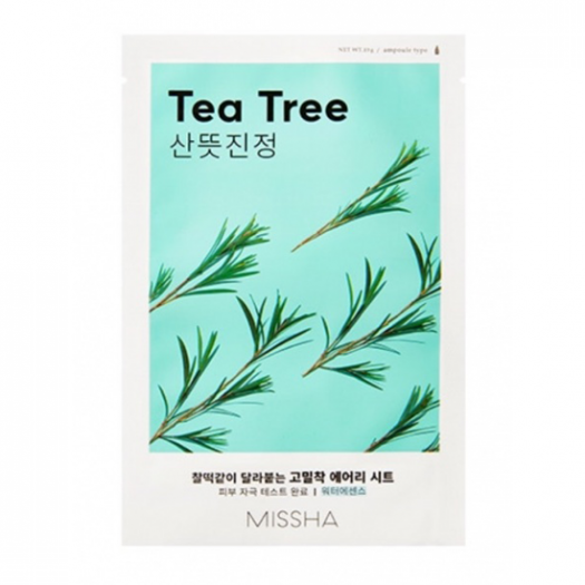 Маска для лица с экстрактом чайного дерева Missha Airy Fit Sheet Mask Tea Tree