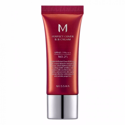 Тональный крем Missha M Perfect Cover BB Cream SPF42/PA+++ No.25/Warm Beige 