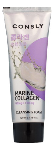 Пенка укрепляющая с морским коллагеном Consly Marine Collagen Lifting Creamy Cleansing Foam