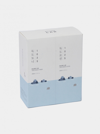 114243 ROUND LAB 1025 Dokdo Toner(200ml) + Lotion(200ml),Увлажняющий тонер+Лосьон
