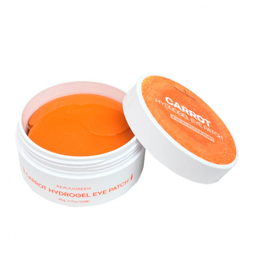БГР Маски-патчи для кожи вокруг глаз гидрогелевые с морковью Beauugreen Carrot Eye Patch (Medium Type)/30pair