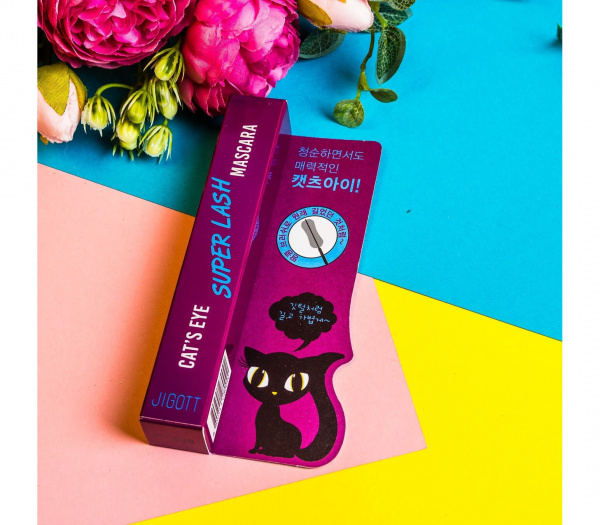 JIGOTT - Тушь для ресниц удлиняющая CAT`S EYE SUPER LASH MASCARA [12g]