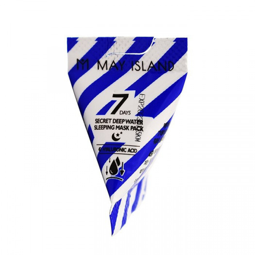 Маска для лица с гиалуроновой кислотой May Island  7 Days Secret Deep Water Sleeping Mask Pack 