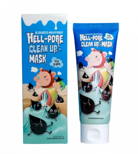 Маска-пленка для очищения и сужения пор Elizavecca Hell Pore Clean Up Mask