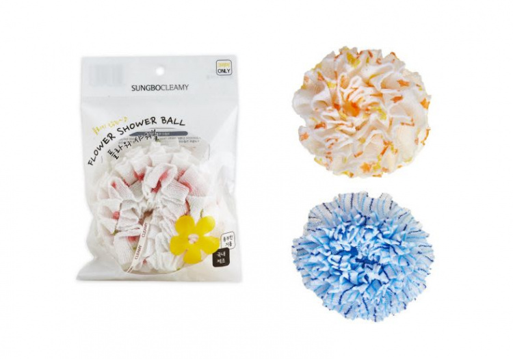 Мочалка для душа Sung Bo Cleamy Flower Shower Ball