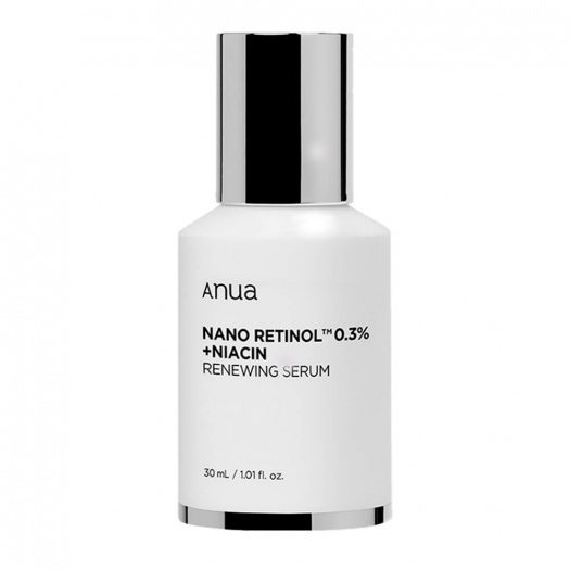 Cыворотка с ретинолом и ниацинамидом  | ANUA Nano Retinol 0,3%+Niacin Renewing Serum 30 ml