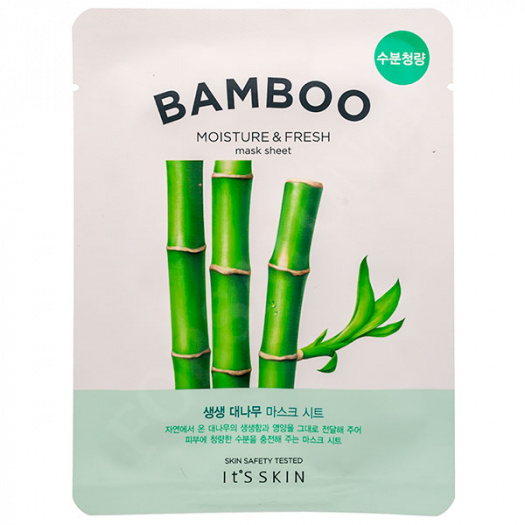 Тканевая маска освежающая с бамбуком It's Skin The Fresh Bamboo Mask Sheet 