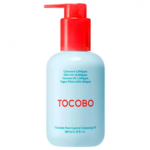 Масло гидрофильное очищающее с каламином | Tocobo Calamine pore Control Cleansing Oil 200 ml