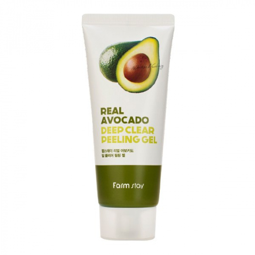 Отшелушивающий гель с экстрактом авокадо FarmStay Real Avocado Deep Clear Peeling Gel