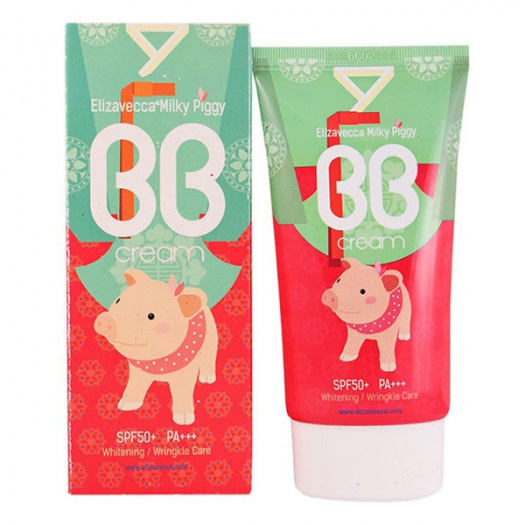 Тональный BB крем увлажняющий Elizavecca Milky Piggy BB Cream SPF50