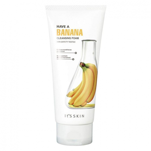 Пенка очищающая с бананом It's Skin Have A Banana Cleansing Foam 