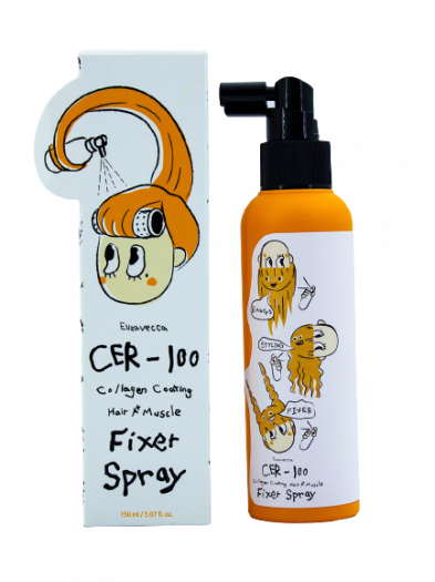 Спрей для волос фиксирующий Elizavecca Cer-100 Collagen Coating Hair A+ Muscle Fixer Spray