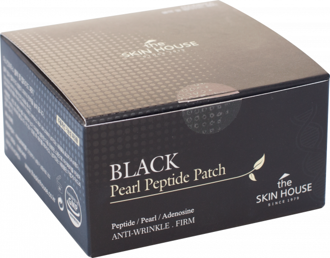 Гидрогелевые патчи с пептидами и экстрактом чёрного жемчуга The Skin House Black Pearl Peptide Patch