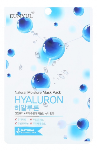 Маска тканевая с гиалуроновой кислотой Eunyul Natural Moisture Mask Pack Hyaluron