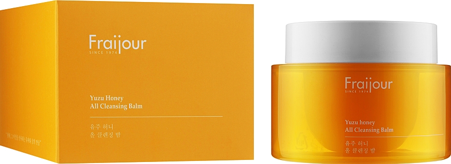 Гидрофильный бальзам для лица с прополисом Fraijour Yuzu Honey All Cleansing Balm 