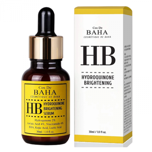[COS DE BAHA] Сыворотка для лица осветляющая ГИДРОХИНОН HB Cos De Baha Hydroquinone 2% Serum, 30 мл