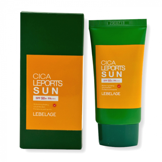 Солнцезащитный крем для проблемной кожи SPF50+/PA+++Lebelage Cica Leports Sun